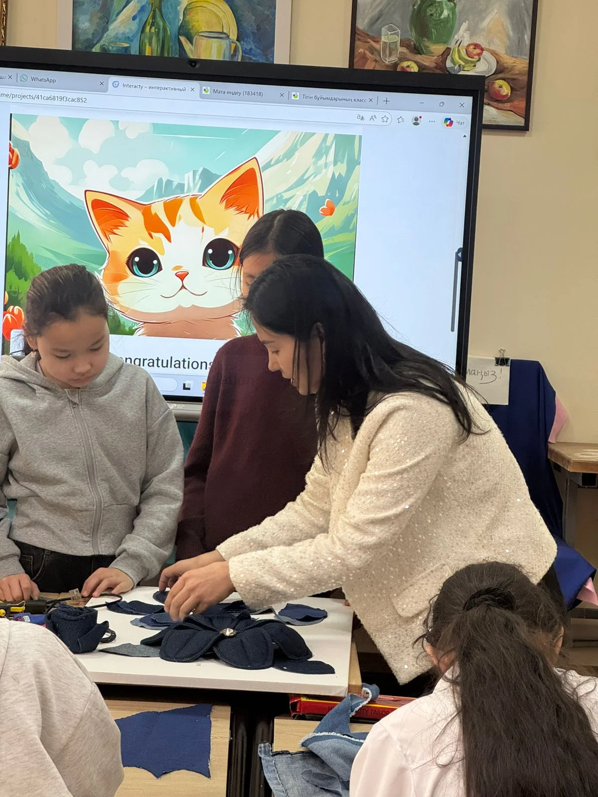 «Шабыт сәулесі» атты шығармашылық-танымдық сағат өтті